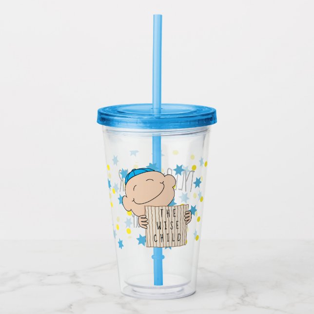 Verre En Acrylique Pâque Acrylique Tumbler L'Enfant Sage 2 (Devant)