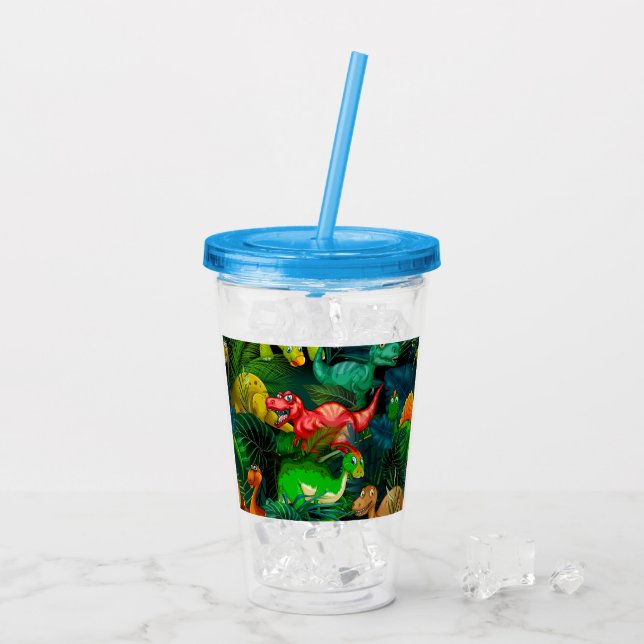 Verre En Acrylique Parc Dinosaur (Dos glace)
