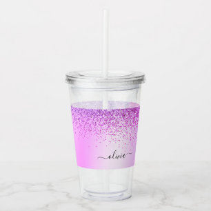 Verre En Acrylique Parties scintillant violet étincelle Glam métal No