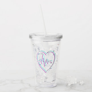 Verre En Acrylique Paruline acrylique pour vérification cardiaque