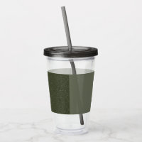 Paruline acrylique verte Moss mi-bruit - Personnal