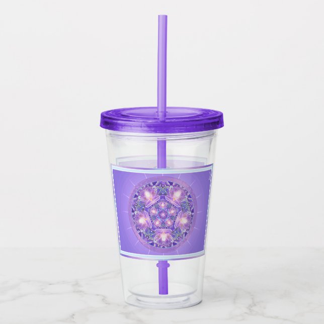 Verre En Acrylique Paruline acrylique violet W1 (Devant)