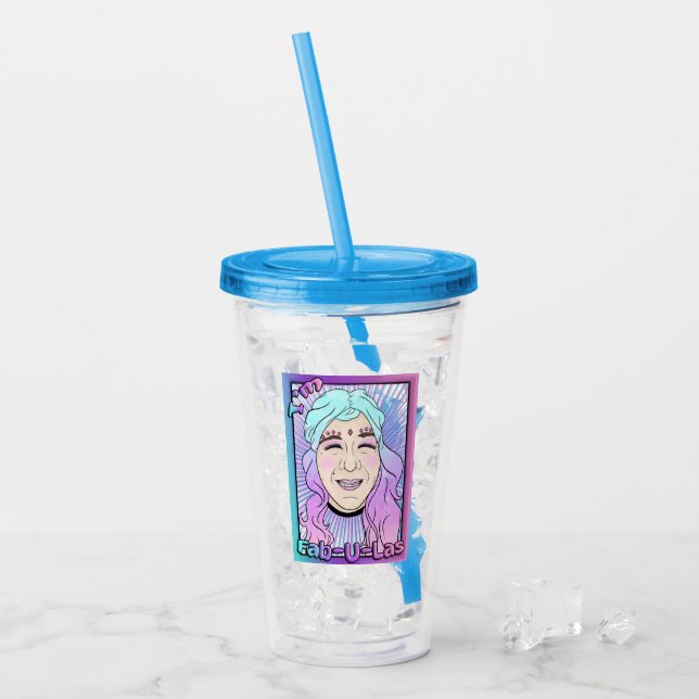 Verre En Acrylique Paruline en acrylique Fab-U-Las de Zer0 (Devant glace)
