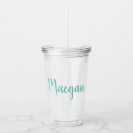 Verre En Acrylique Paruline MONOGRAM