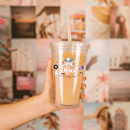 Verre En Acrylique Patinage à rouleaux rétro Disco | Bachelorette