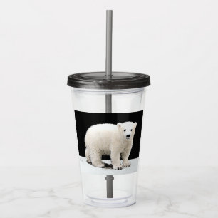 Verre En Acrylique Peinture de l'ours polaire - Oiginal Wildlife Art