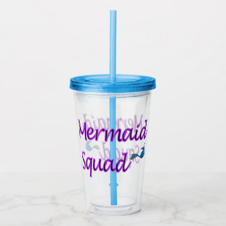 Verre En Acrylique Peluche acrylique Mermaid Squad