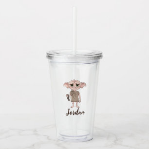 Verre En Acrylique Personnage en aquarelle de Dobby