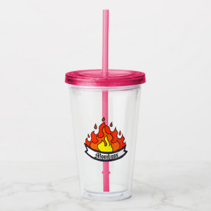 Verre En Acrylique Personnalisé 16 oz, Effacer