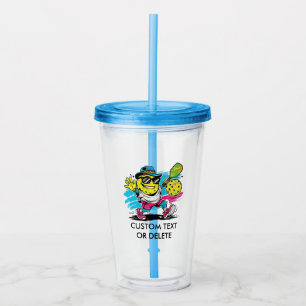 Verre En Acrylique pickleball drôle