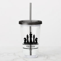 Pièces d'échecs noirs personnalisées