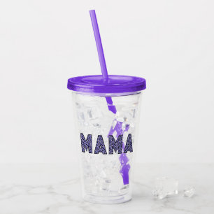 VERRE EN ACRYLIQUE POSTER DE ANIMAL MAMA
