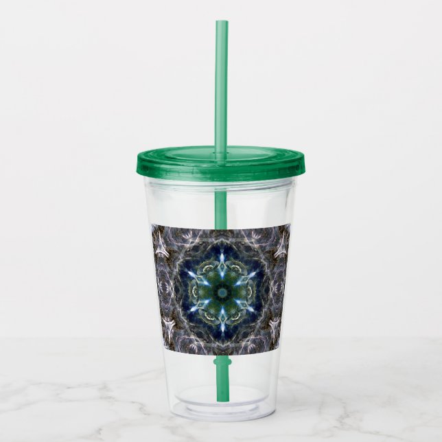 Verre En Acrylique Poussette acrylique folk Mandala (Devant)