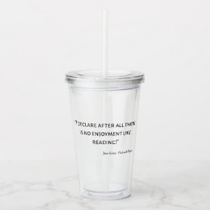 Verre En Acrylique Pride and Prejudice Quote III