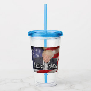 Verre En Acrylique Prisonnier politique de Trump