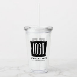 Verre En Acrylique Promotion du logo d'entreprise personnalisé