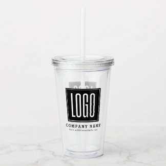 Verre En Acrylique Promotion du logo d'entreprise personnalisé