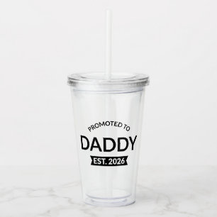 Verre En Acrylique Promu Papa Estimé 2026 II