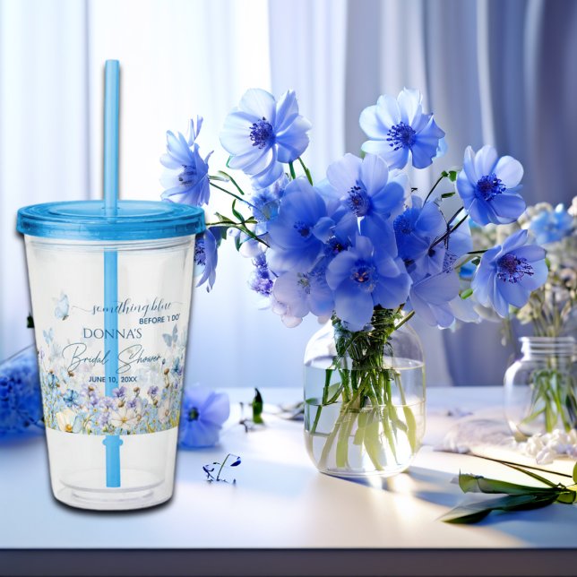Verre En Acrylique Quelque chose de bleu avant la cérémonie de fleurs (Créateur téléchargé)