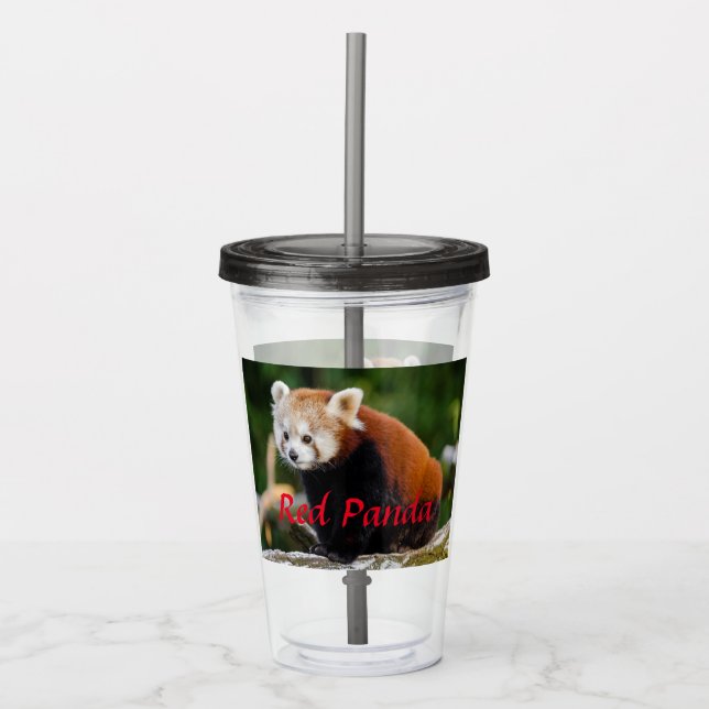 Verre En Acrylique Red Panda Firefox (Devant)