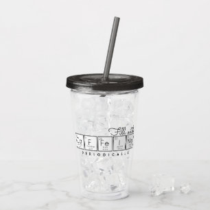 Verre En Acrylique Remplir périodiquement de caféine