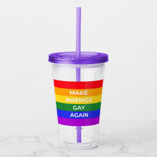 Verre En Acrylique Rendre l'Amérique gay