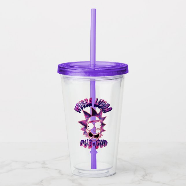 Verre En Acrylique RICK ET MORTY™| Dub-Dub Lubba (Devant)