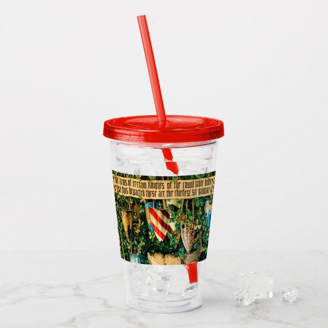 Verre En Acrylique Roi médiéval Arthur William Morris (Devant glace)