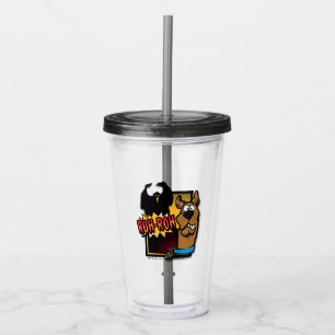 Verre En Acrylique Ruh-Roh Scooby-Doo et un fantôme