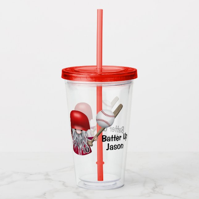 Verre En Acrylique Saison de baseball pour enfants (Devant)