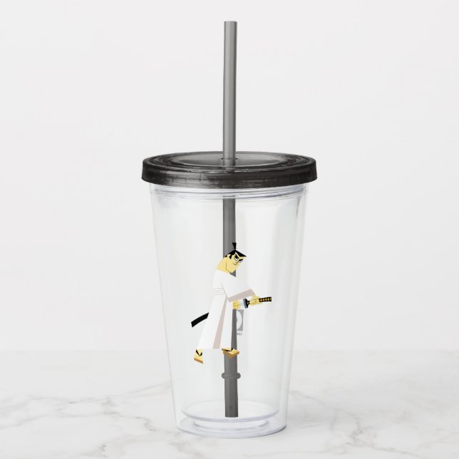 Verre En Acrylique Samouraï Jack Drawing Sword (Devant)