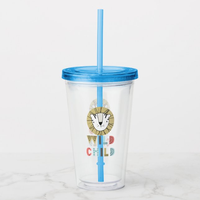 Verre En Acrylique Scandia Lion enfant sauvage (Devant)