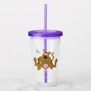 Verre En Acrylique Scooby-Doo Admirant Fleur