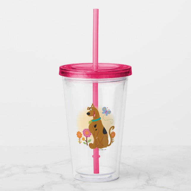 Verre En Acrylique Scooby-Doo Après Papillon (Devant)