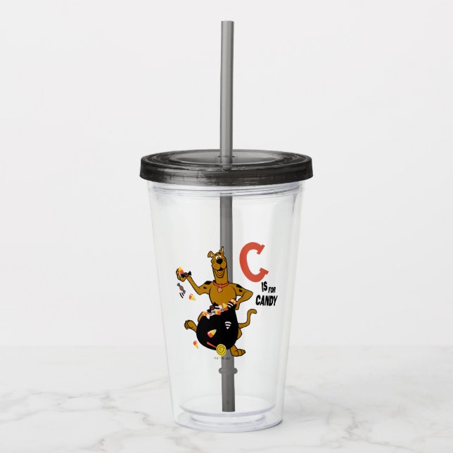 Verre En Acrylique Scooby-Doo | C est pour Candy (Devant)
