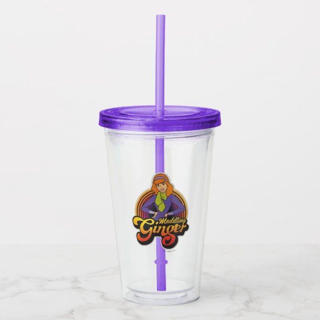 Verre En Acrylique Scooby-Doo | Daphné "Gingembre de méditation" (Devant)