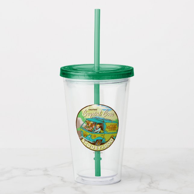 Verre En Acrylique Scooby-Doo | Gang Traversant "Crystal Cove" (Devant)