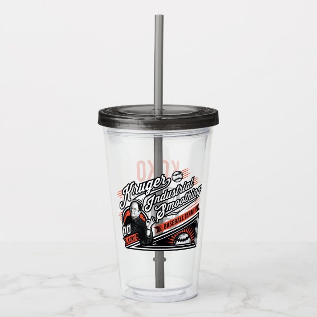 Verre En Acrylique Seinfeld | Équipe industrielle de baseball de Krug (Devant)