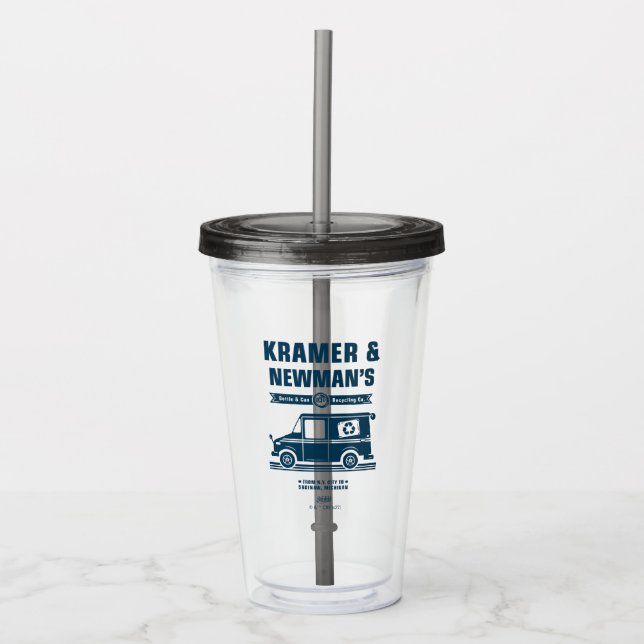 Verre En Acrylique Seinfeld | Kramer & Newman's Recycling Co. (Devant)