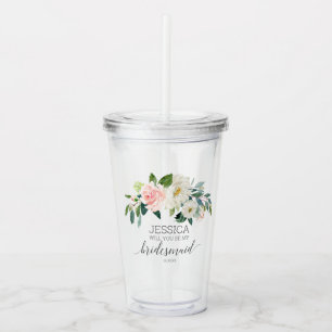 Verre En Acrylique Seras-Tu Ma Proposition De Bridesmaid