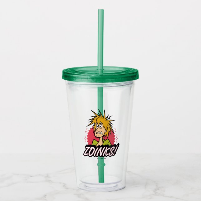 Verre En Acrylique Shaggy "Zoinks !" graphic (Devant)