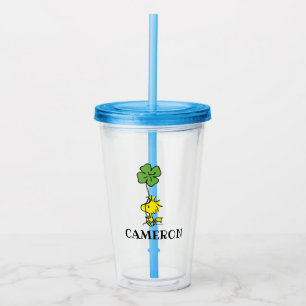 Verre En Acrylique Shamrock de transport de bois
