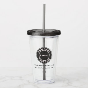 Verre En Acrylique Site du logo commercial Personnel promotionnel d'e