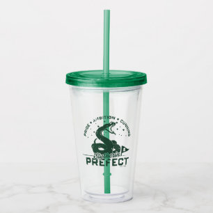 Verre En Acrylique SLYTHERIN™ - Badge Préfet