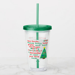 Verre En Acrylique Souvenir de Noël 2020