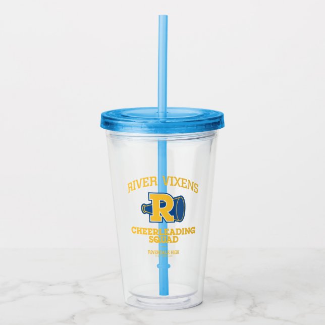 Verre En Acrylique Squad Cheerled River Vixens (Devant)