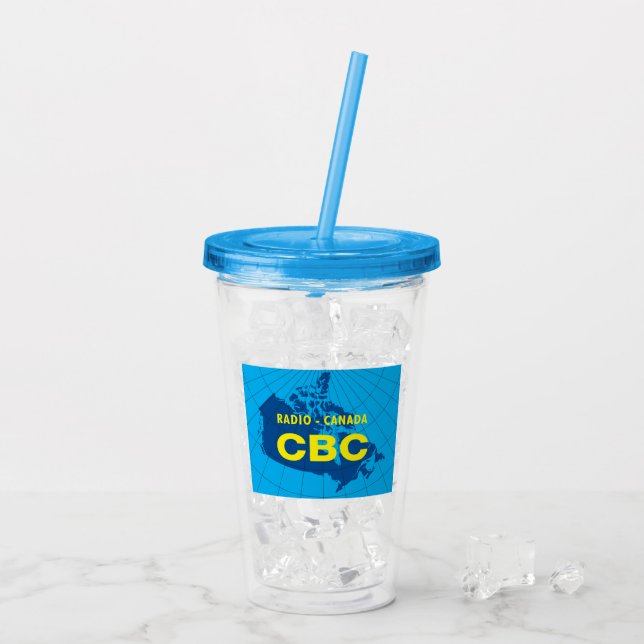 Verre En Acrylique SRC 1958 Logo Tumbler acrylique (Dos glace)