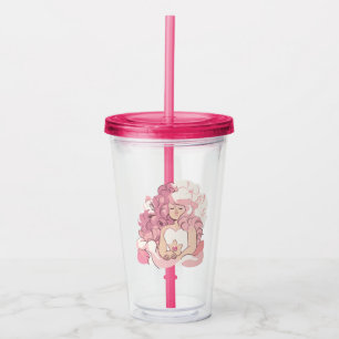 Verre En Acrylique Steven Universe Illustration de quartz Rose