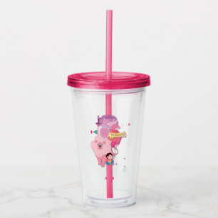 Verre En Acrylique Steven Universe   Rose Quartz Legacy