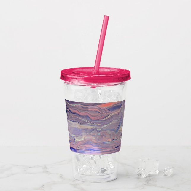 Verre En Acrylique Sunrise Acrylic Pour Tumbler (Dos glace)